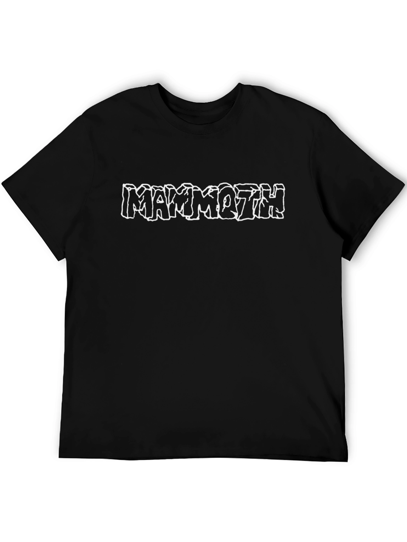 Camiseta Negra Hombre Mammoth Banda Rock