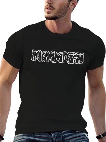 Camiseta Negra Hombre Mammoth Banda Rock