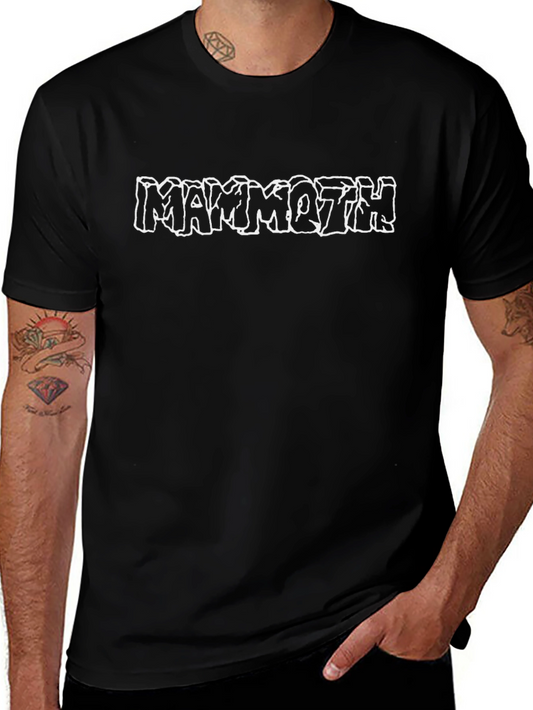Camiseta Negra Hombre Mammoth Banda Rock