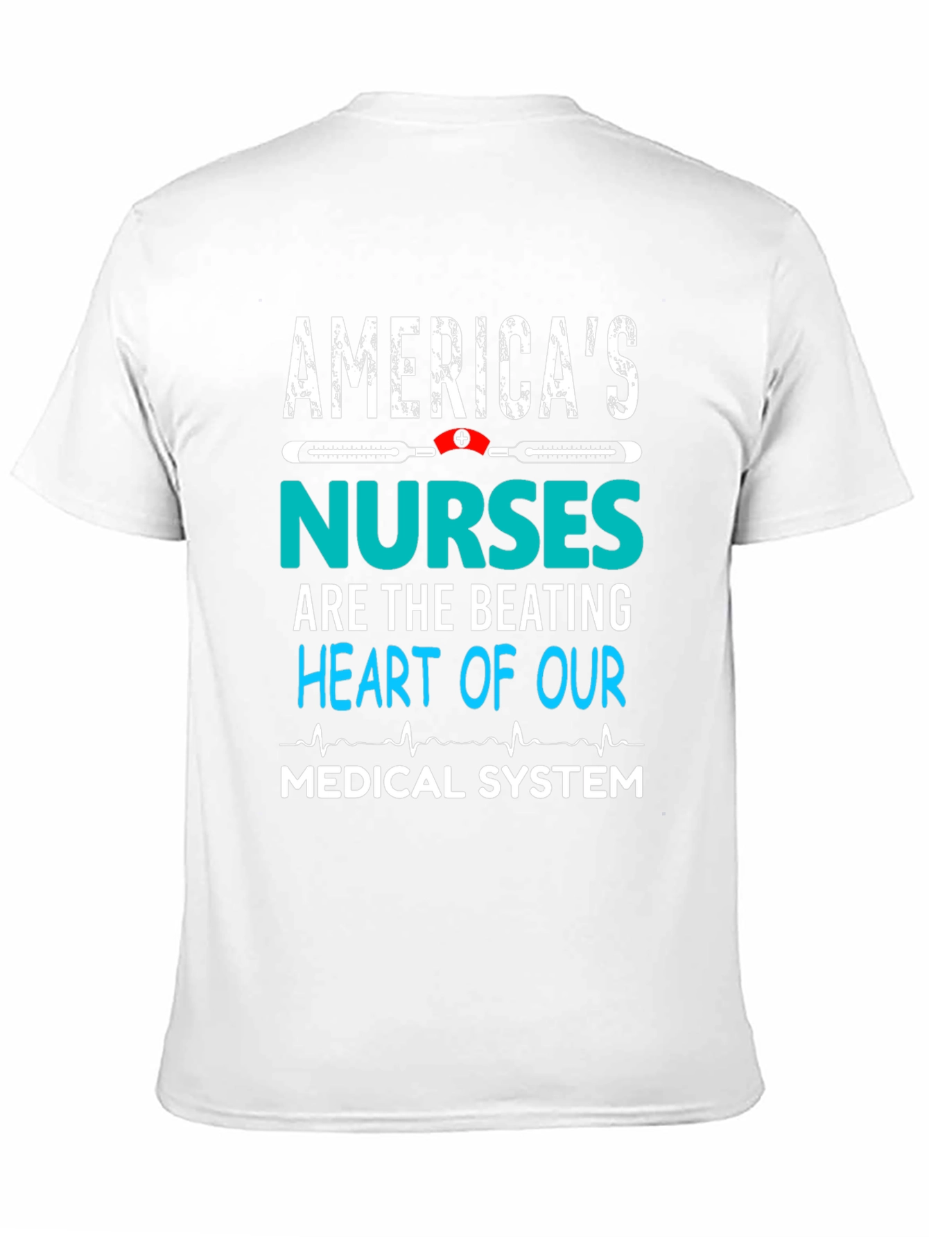 Camiseta Negra: América Ama a las Enfermeras