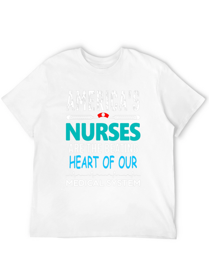 Camiseta Negra: América Ama a las Enfermeras