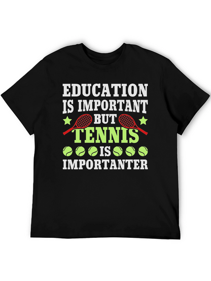 Camiseta Negra Tenis Importanter
