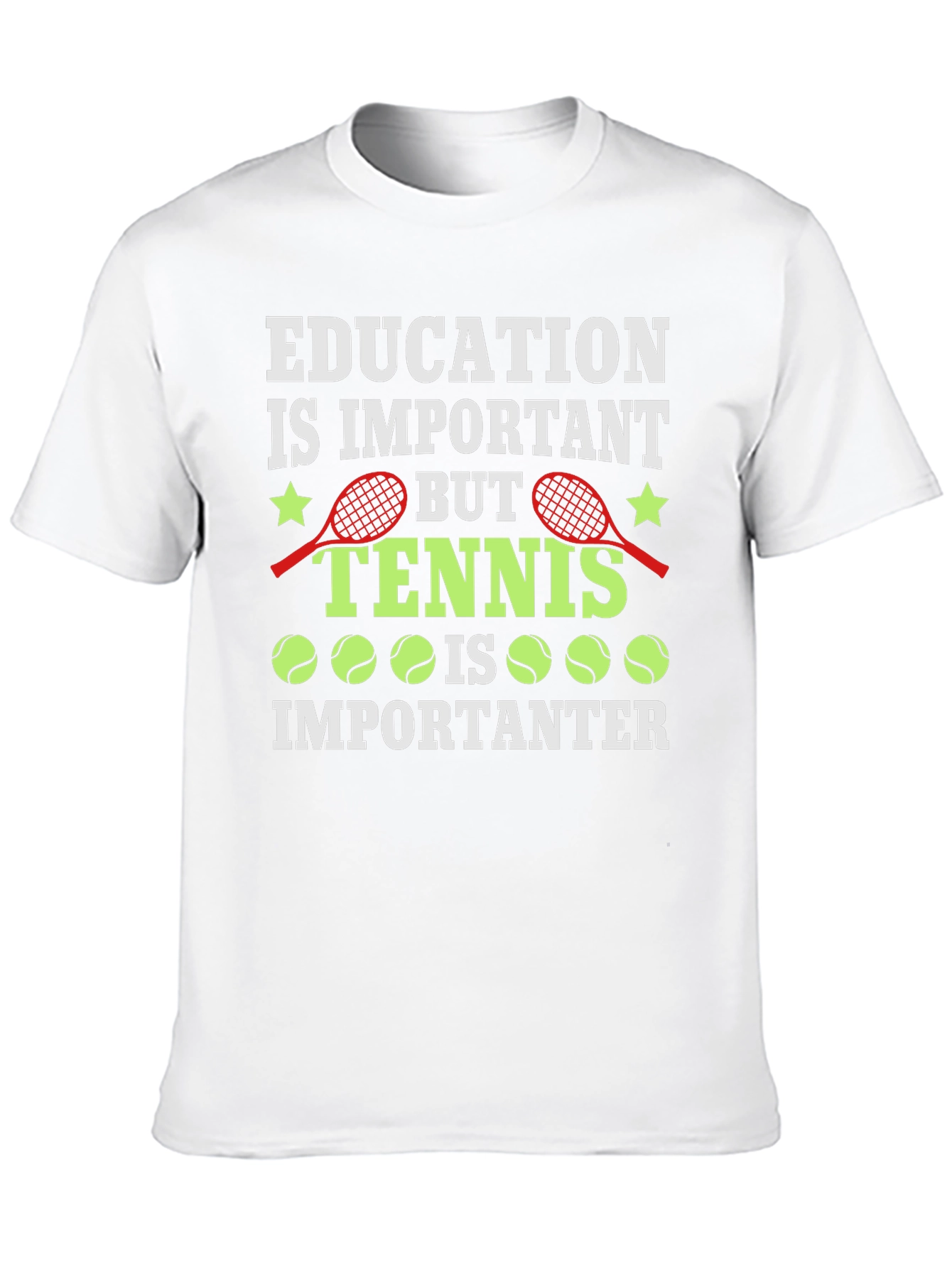 Camiseta Negra Tenis Importanter