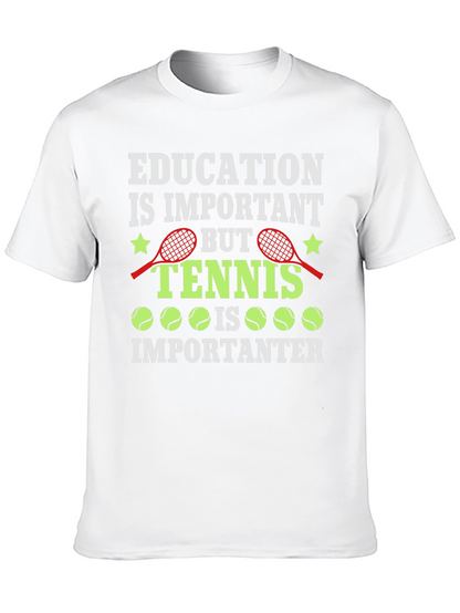 Camiseta Negra Tenis Importanter
