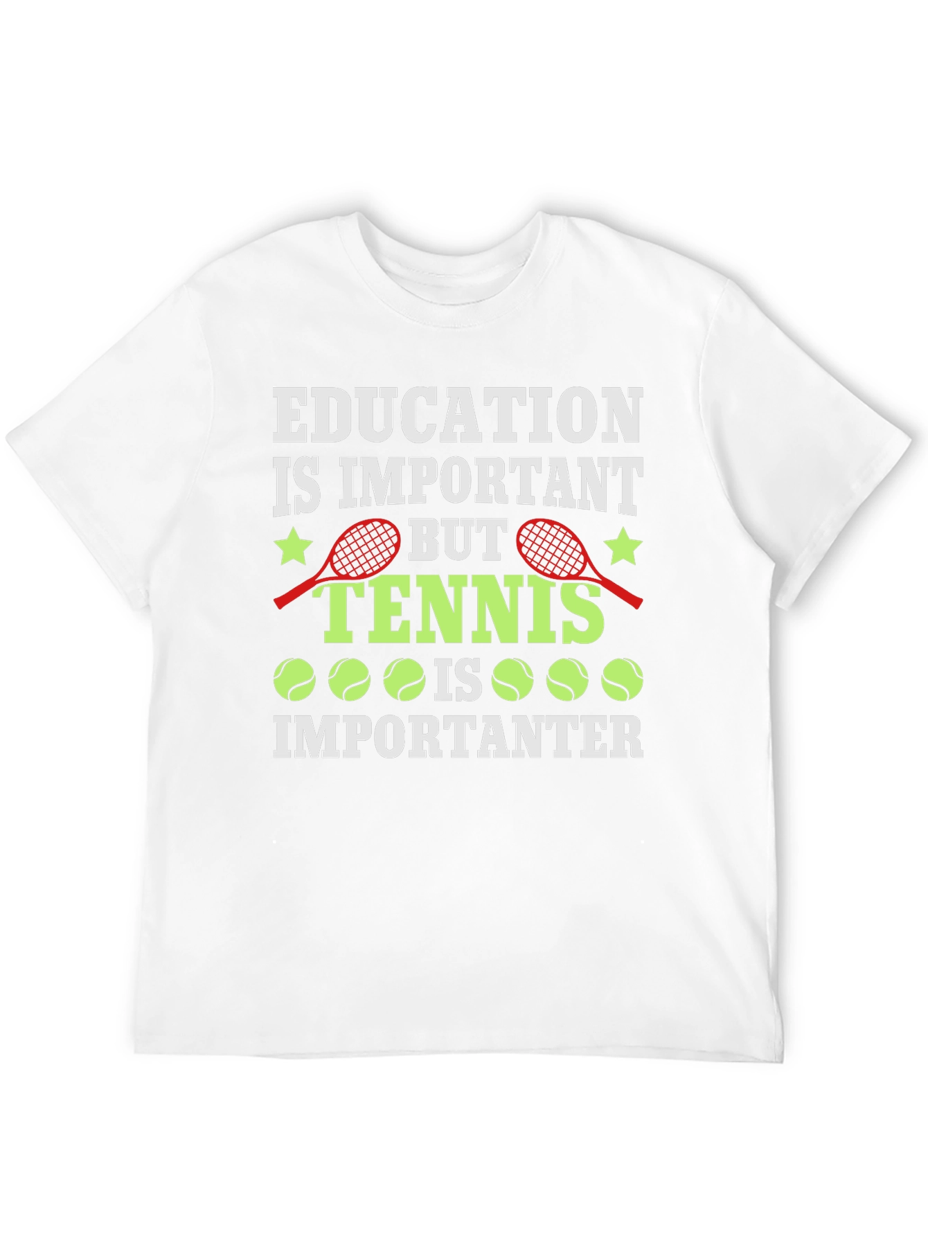 Camiseta Negra Tenis Importanter