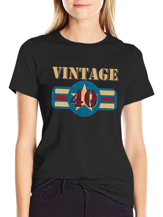 Camiseta Vintage 40 Aniversario