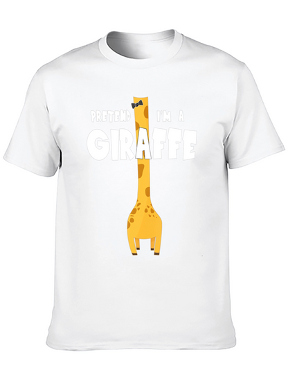 Camiseta Negra Soy una Jirafa