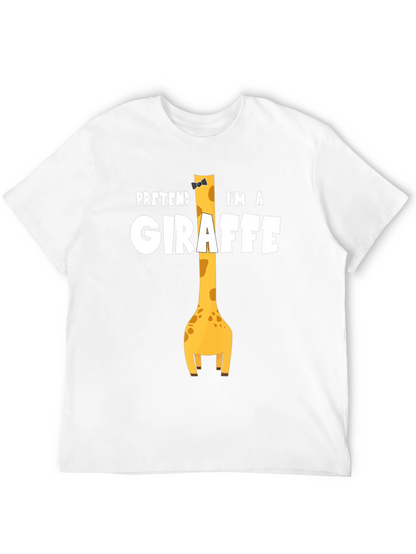 Camiseta Negra Soy una Jirafa