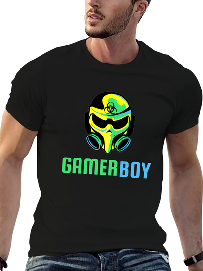 Camiseta Negra Gamerboy con Diseño Único