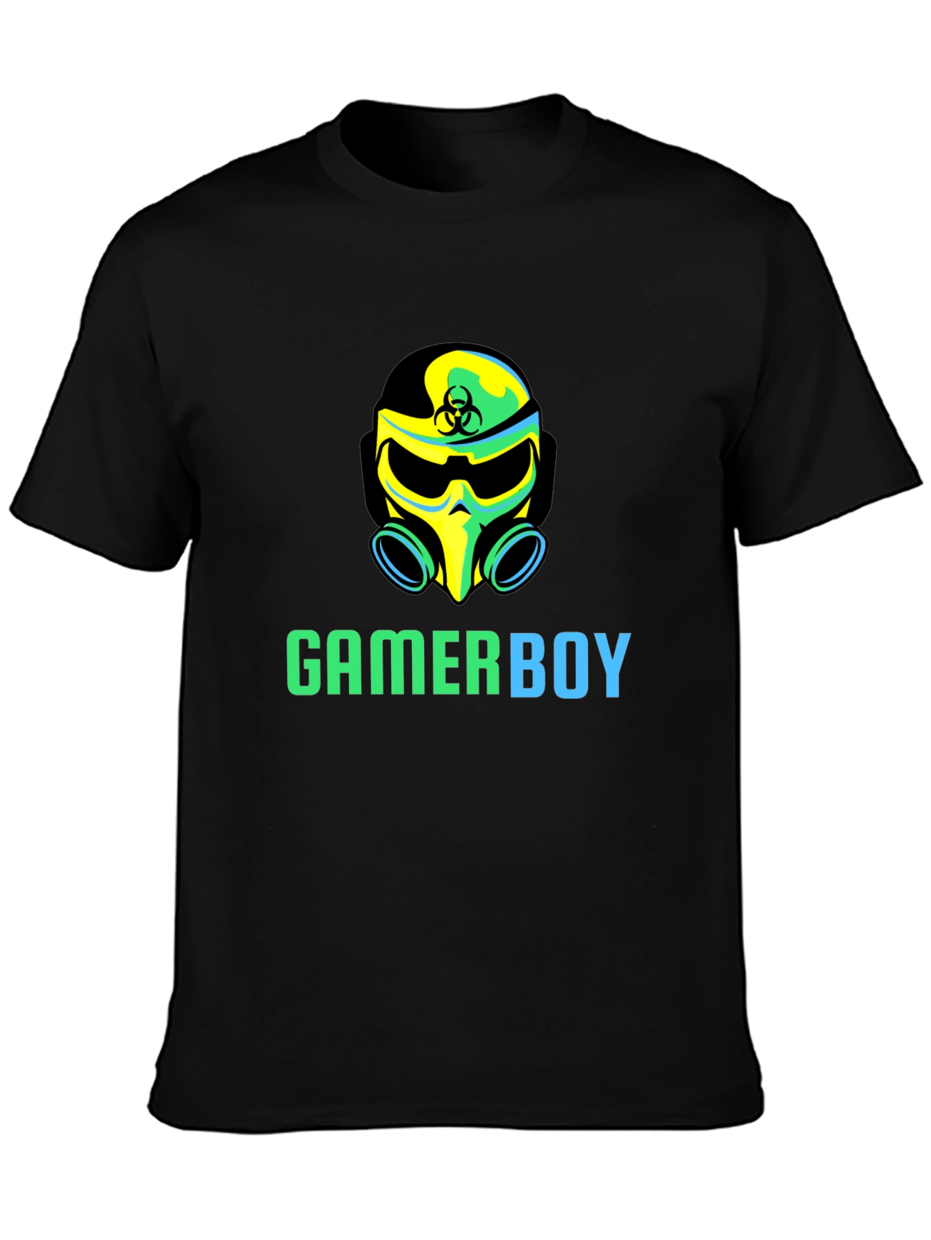 Camiseta Negra Gamerboy con Diseño Único