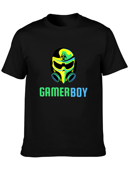 Camiseta Negra Gamerboy con Diseño Único