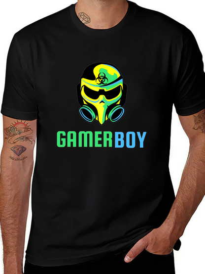 Camiseta Negra Gamerboy con Diseño Único