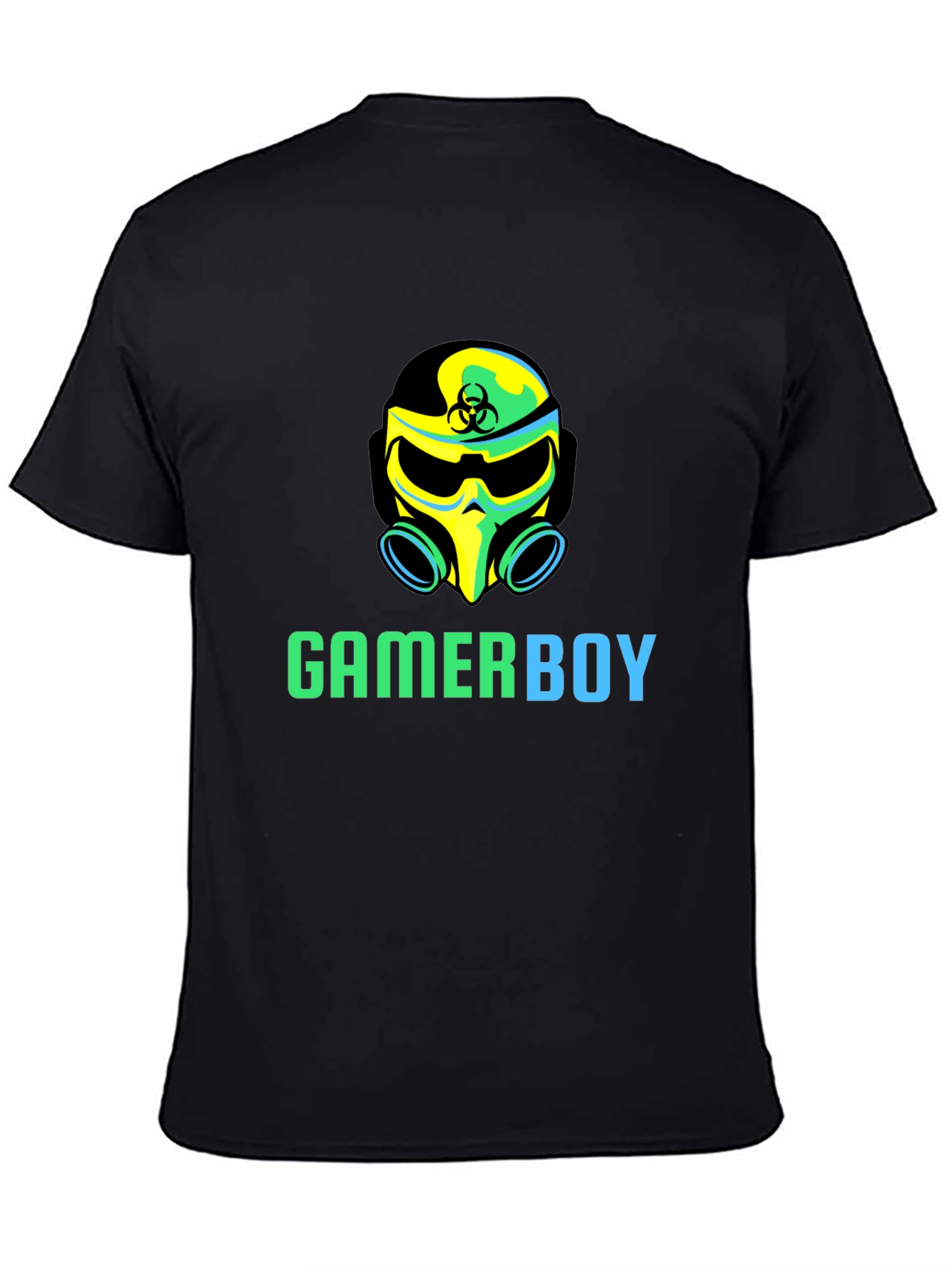 Camiseta Negra Gamerboy con Diseño Único
