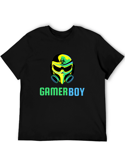 Camiseta Negra Gamerboy con Diseño Único