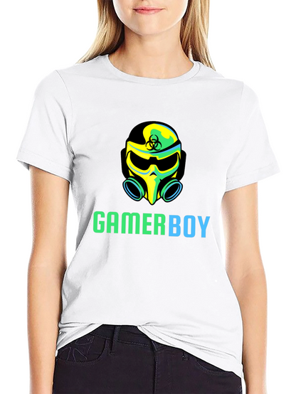 Camiseta Negra Gamerboy con Diseño Único