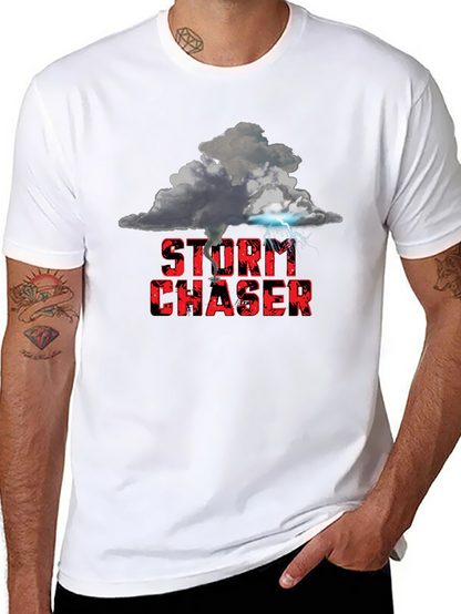 Camiseta Negra Cazador de Tormentas