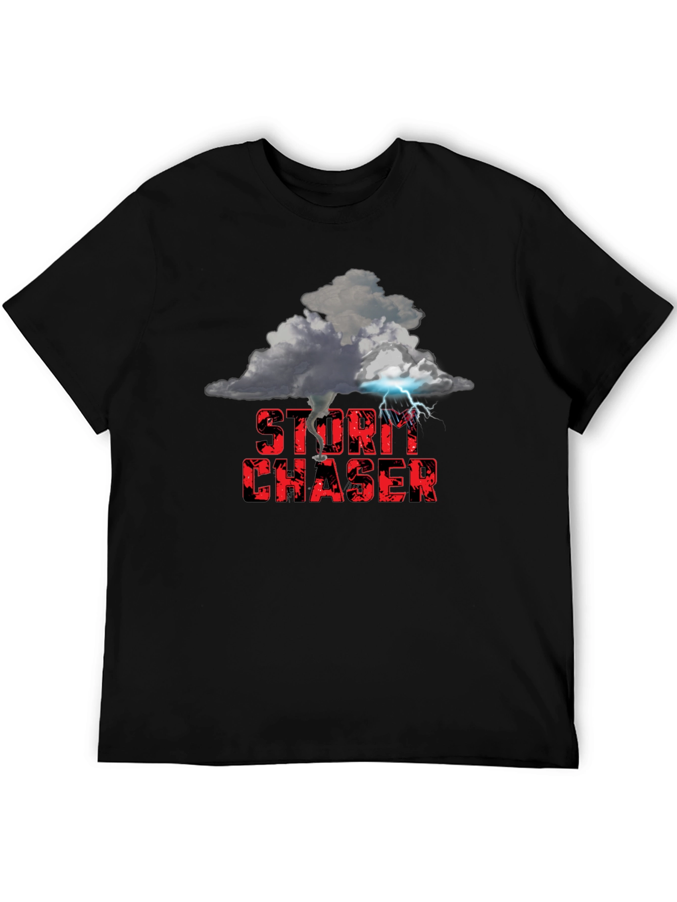 Camiseta Negra Cazador de Tormentas