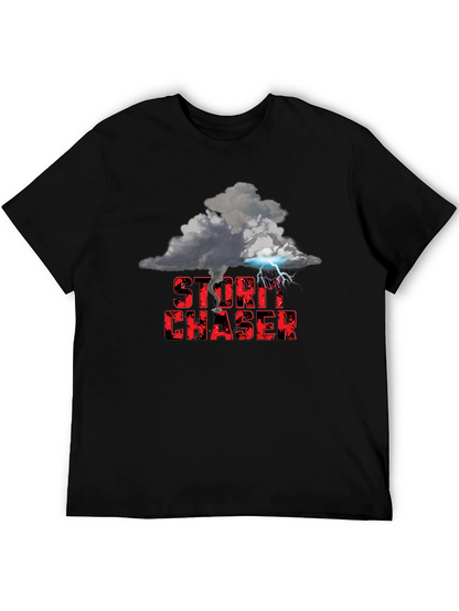Camiseta Negra Cazador de Tormentas