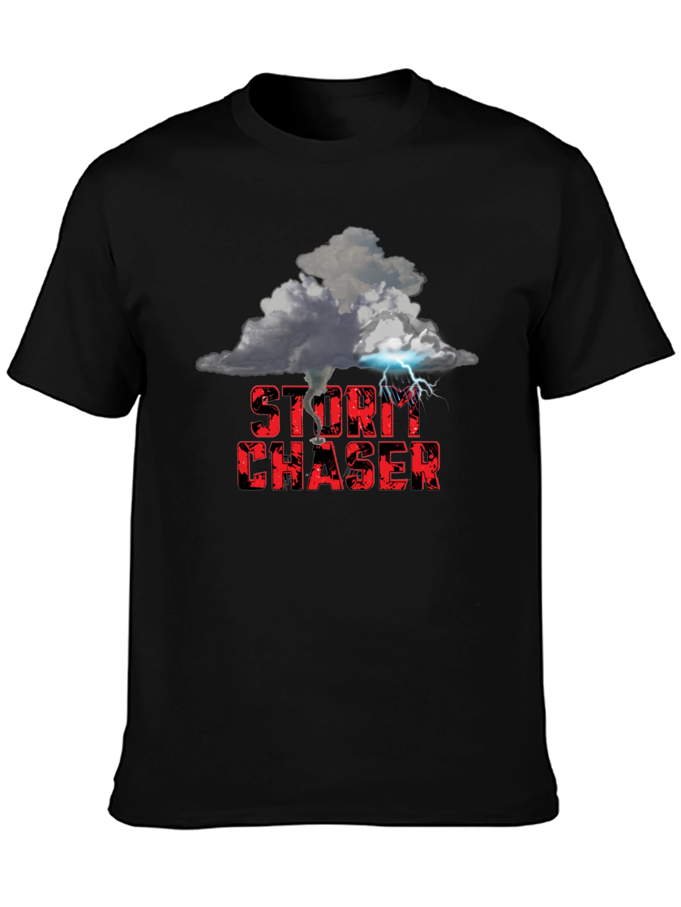 Camiseta Negra Cazador de Tormentas