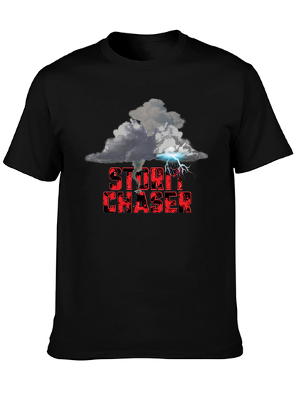 Camiseta Negra Cazador de Tormentas