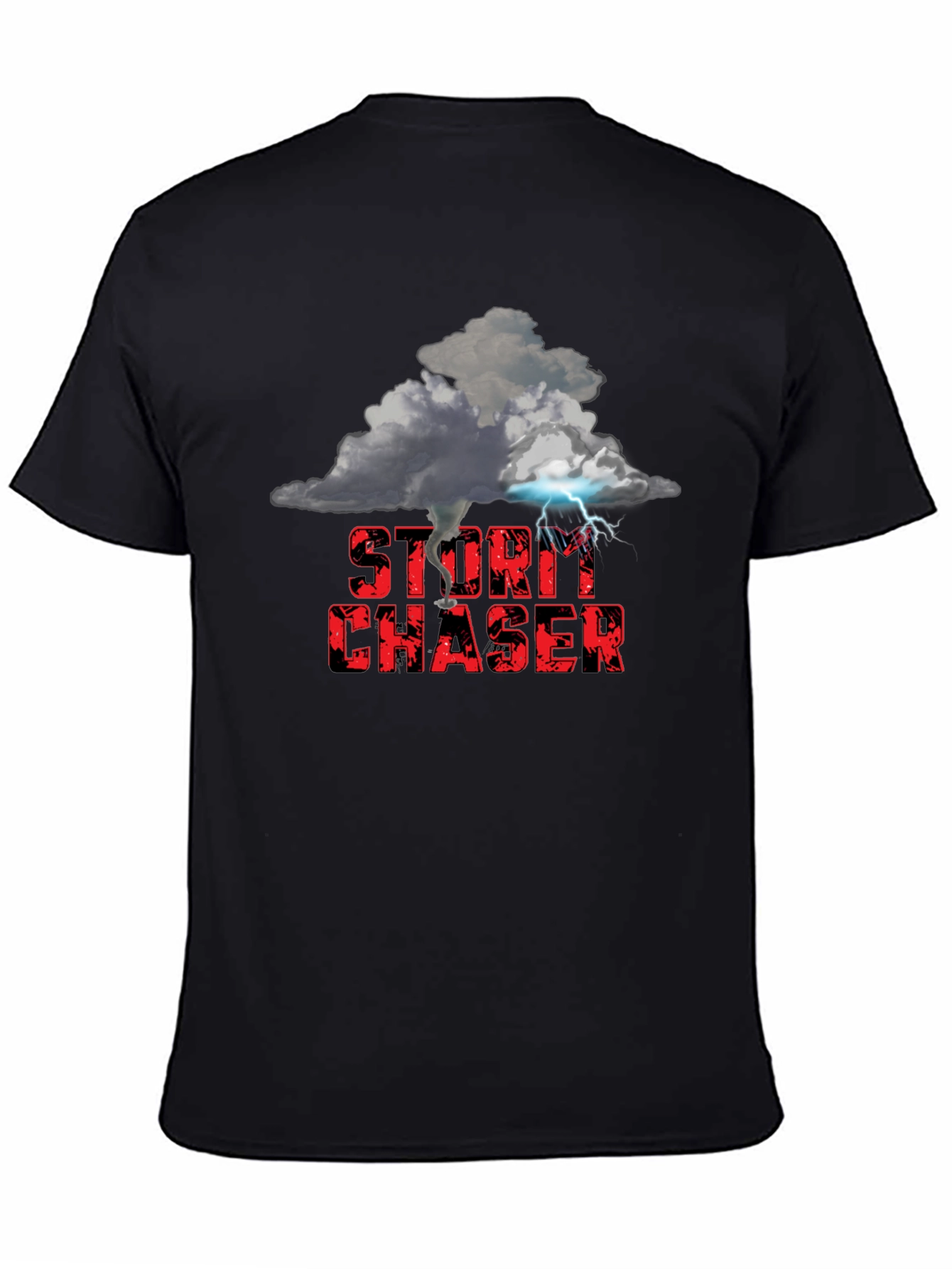 Camiseta Negra Cazador de Tormentas