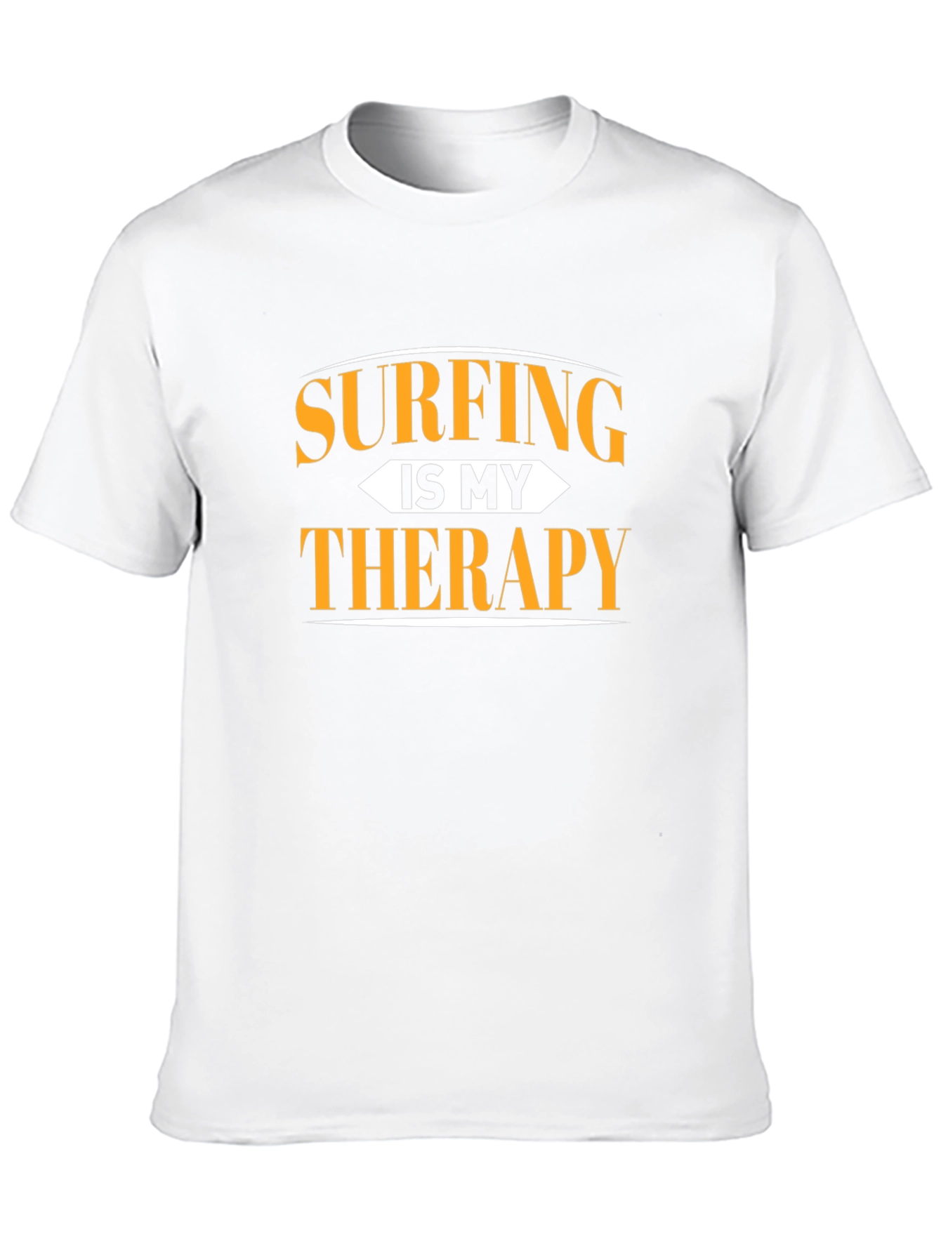 Camiseta Negra Surfing is My Therapy