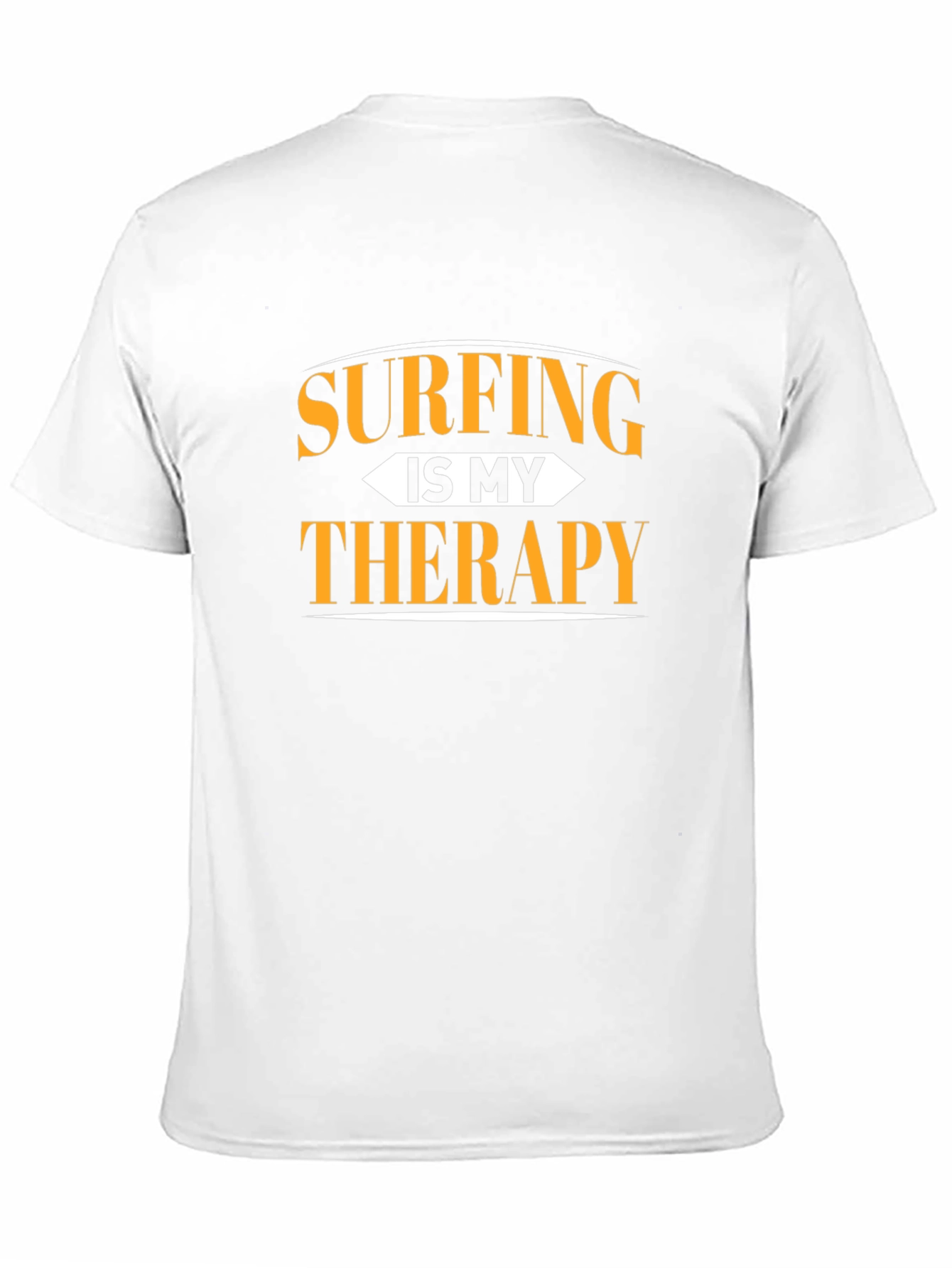 Camiseta Negra Surfing is My Therapy