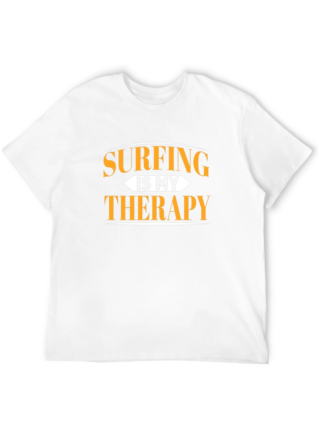 Camiseta Negra Surfing is My Therapy