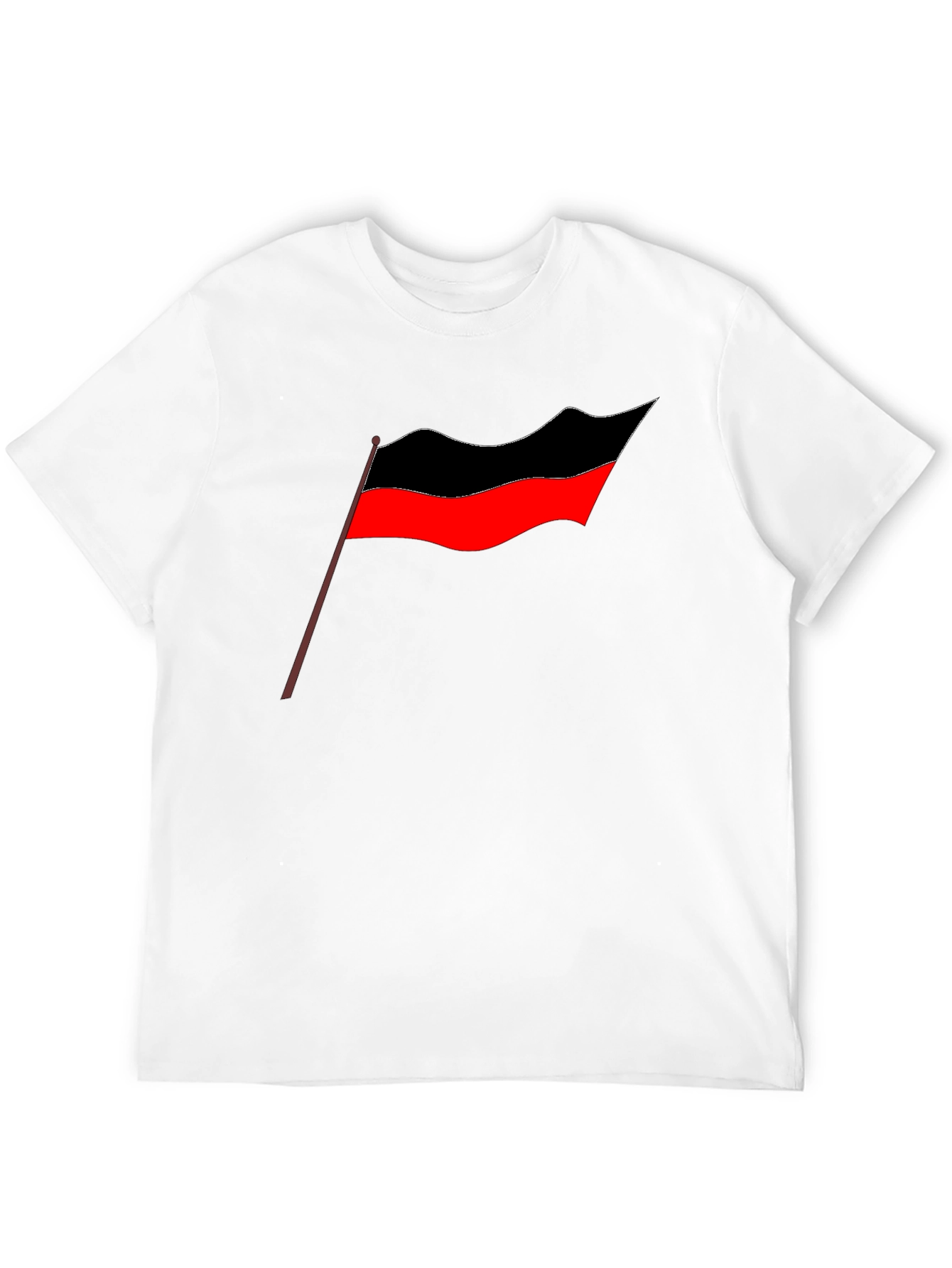 Camiseta Negra Estampado Bandera Tamil - Diseño Casual