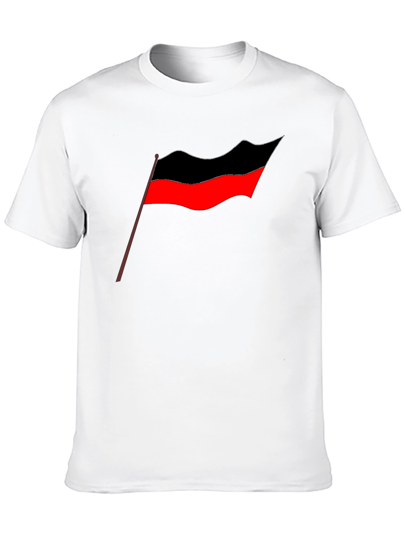 Camiseta Negra Estampado Bandera Tamil - Diseño Casual