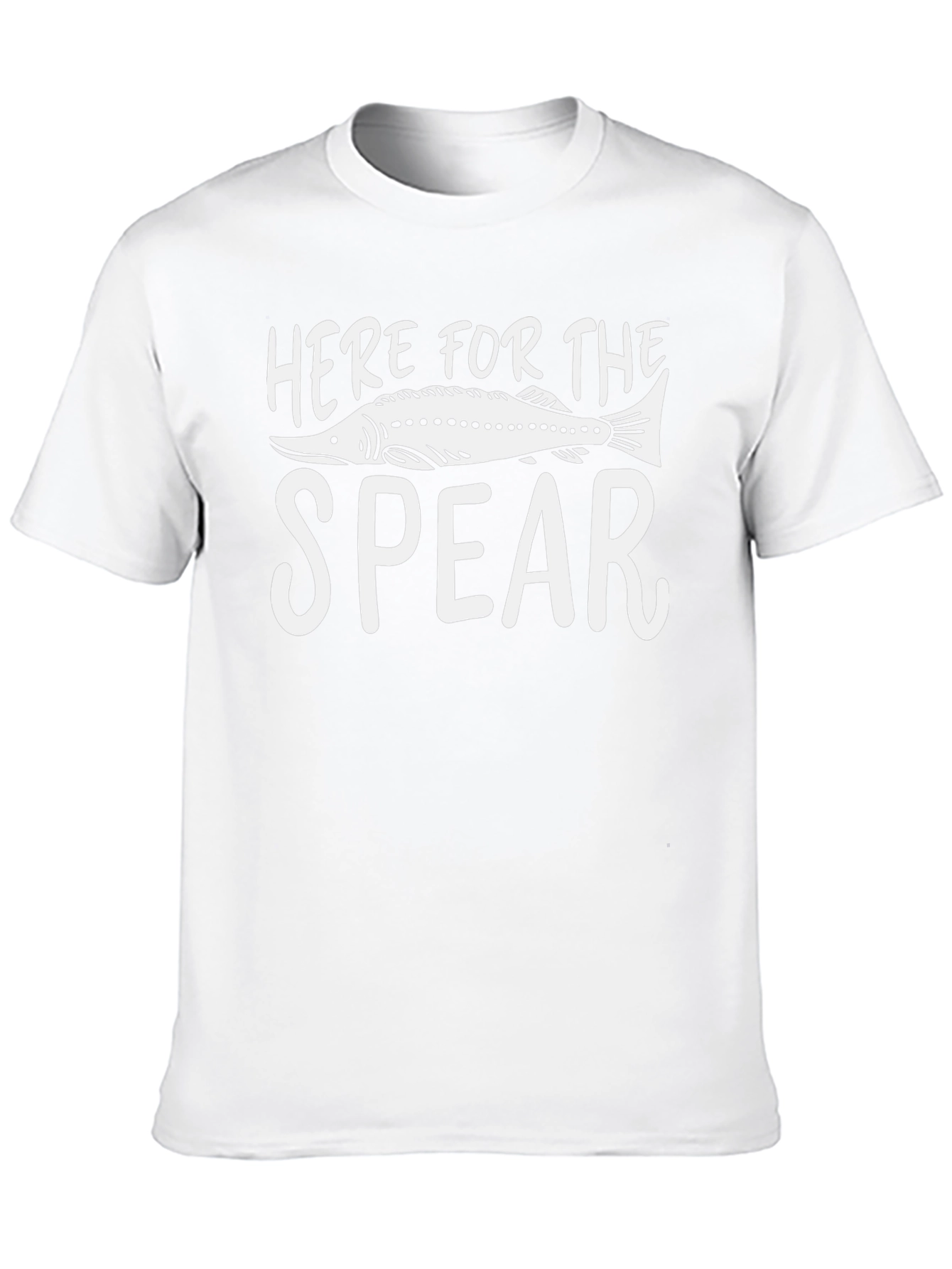 Camiseta Negra Here for the Spear Pesca