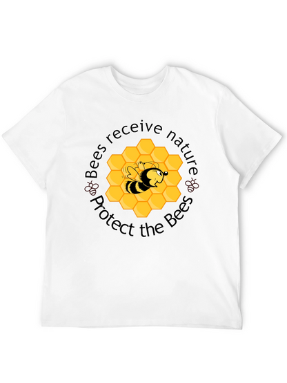 Camiseta Negra Protege las Abejas