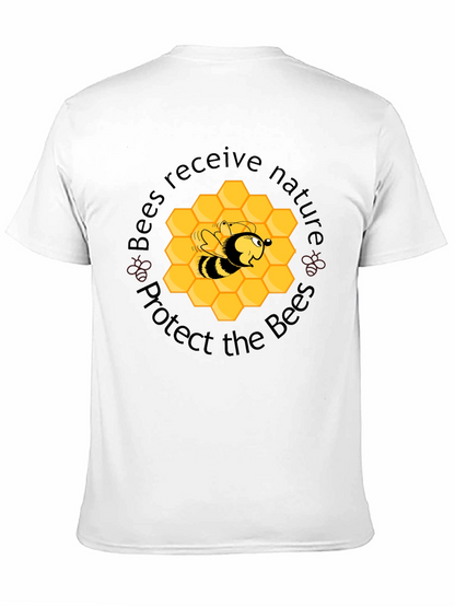 Camiseta Negra Protege las Abejas
