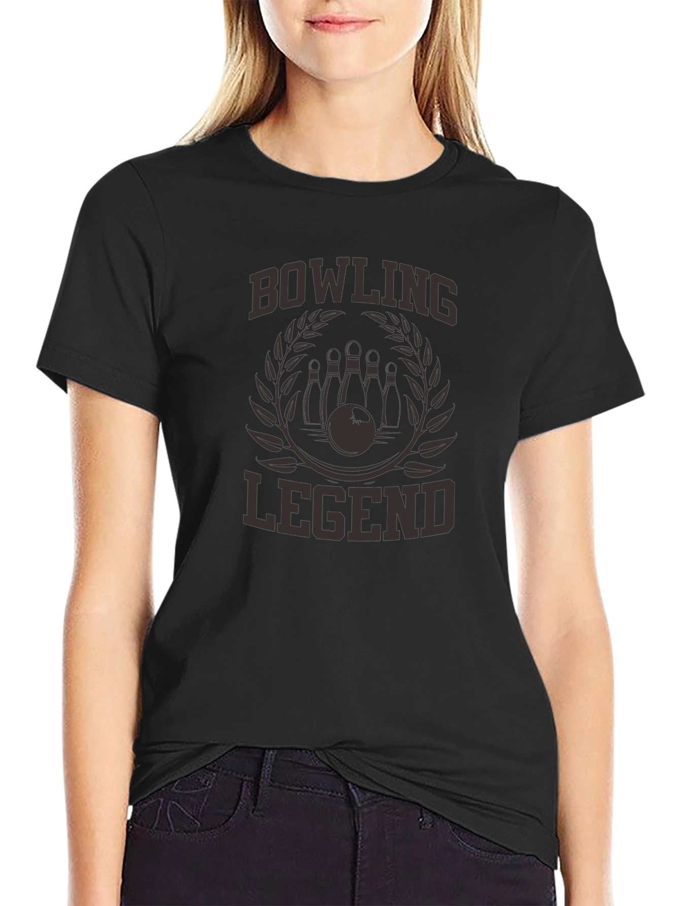 Camiseta Negra Leyenda de Bolos