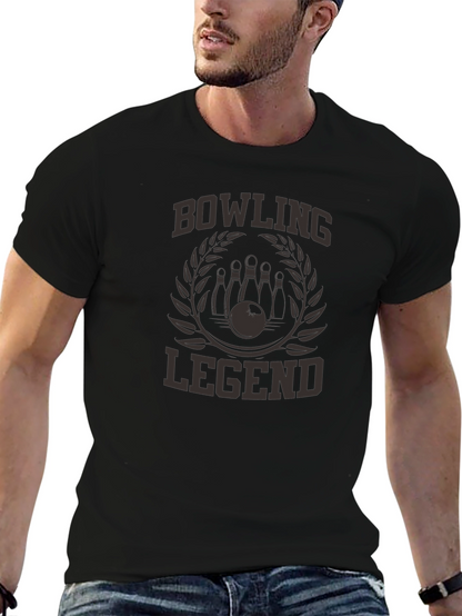 Camiseta Negra Leyenda de Bolos