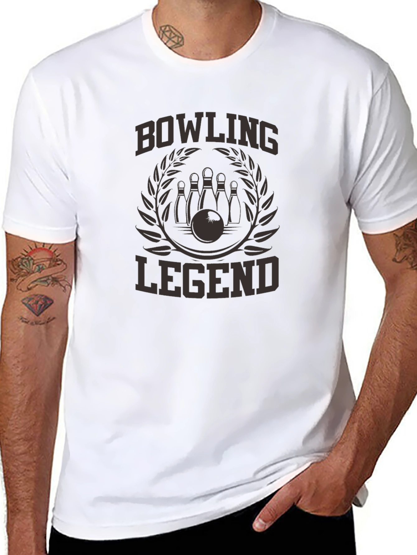Camiseta Negra Leyenda de Bolos