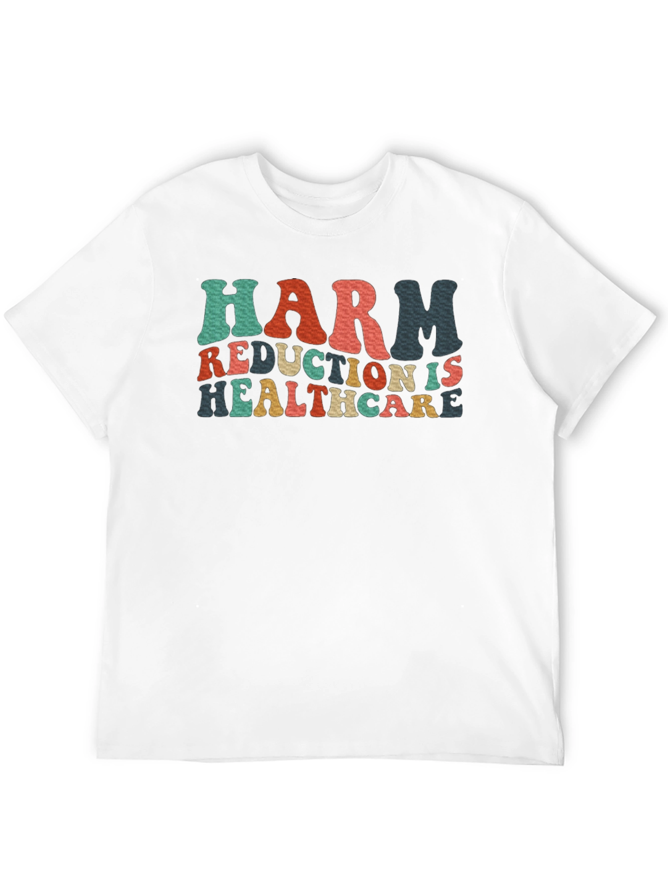 Camiseta Negra Harm Reduction Is Healthcare