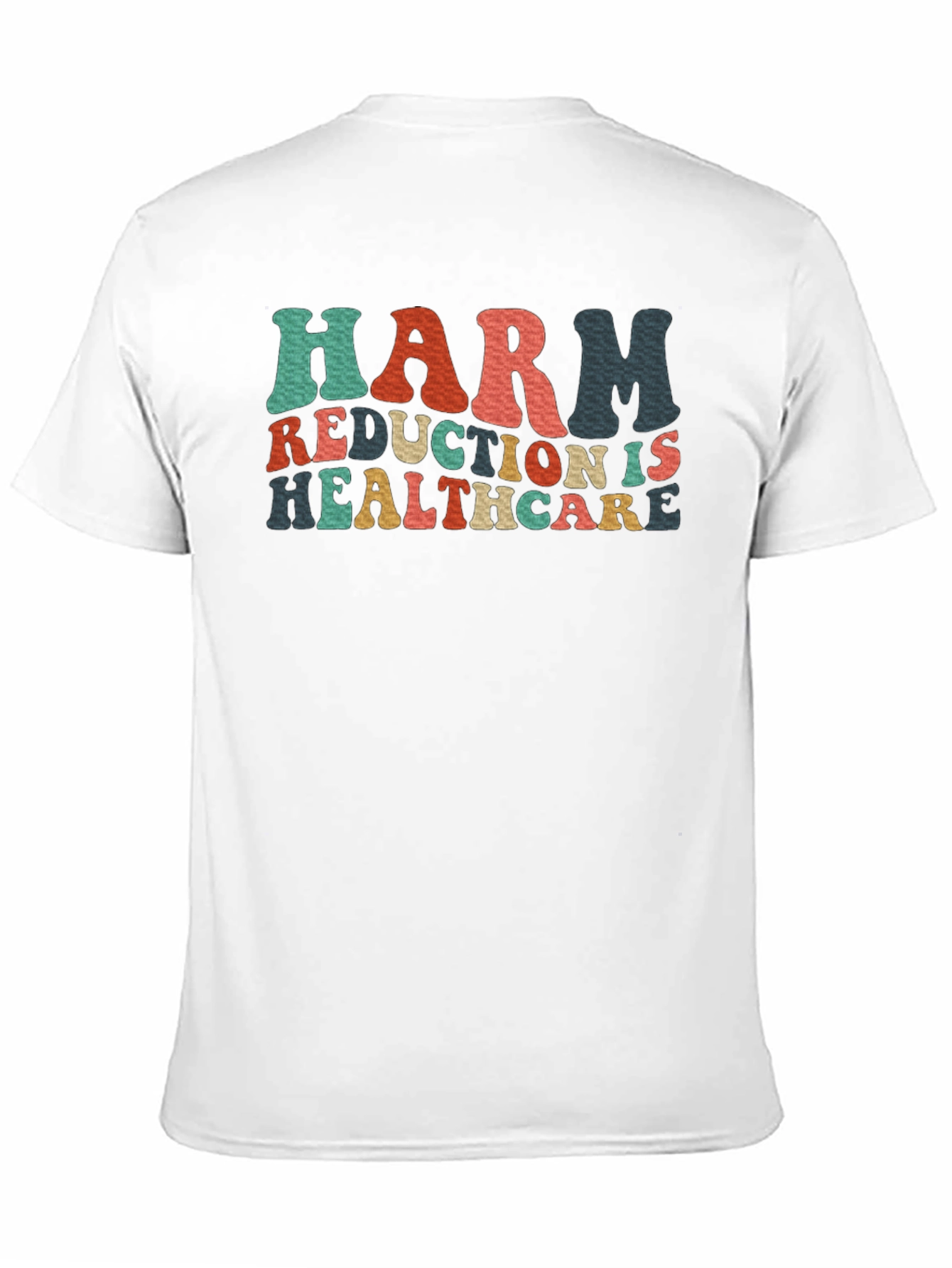 Camiseta Negra Harm Reduction Is Healthcare
