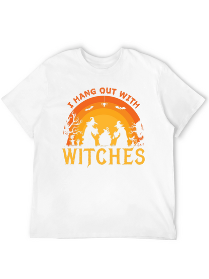 Camiseta Negra Halloween - Yo Salgo Con Brujas