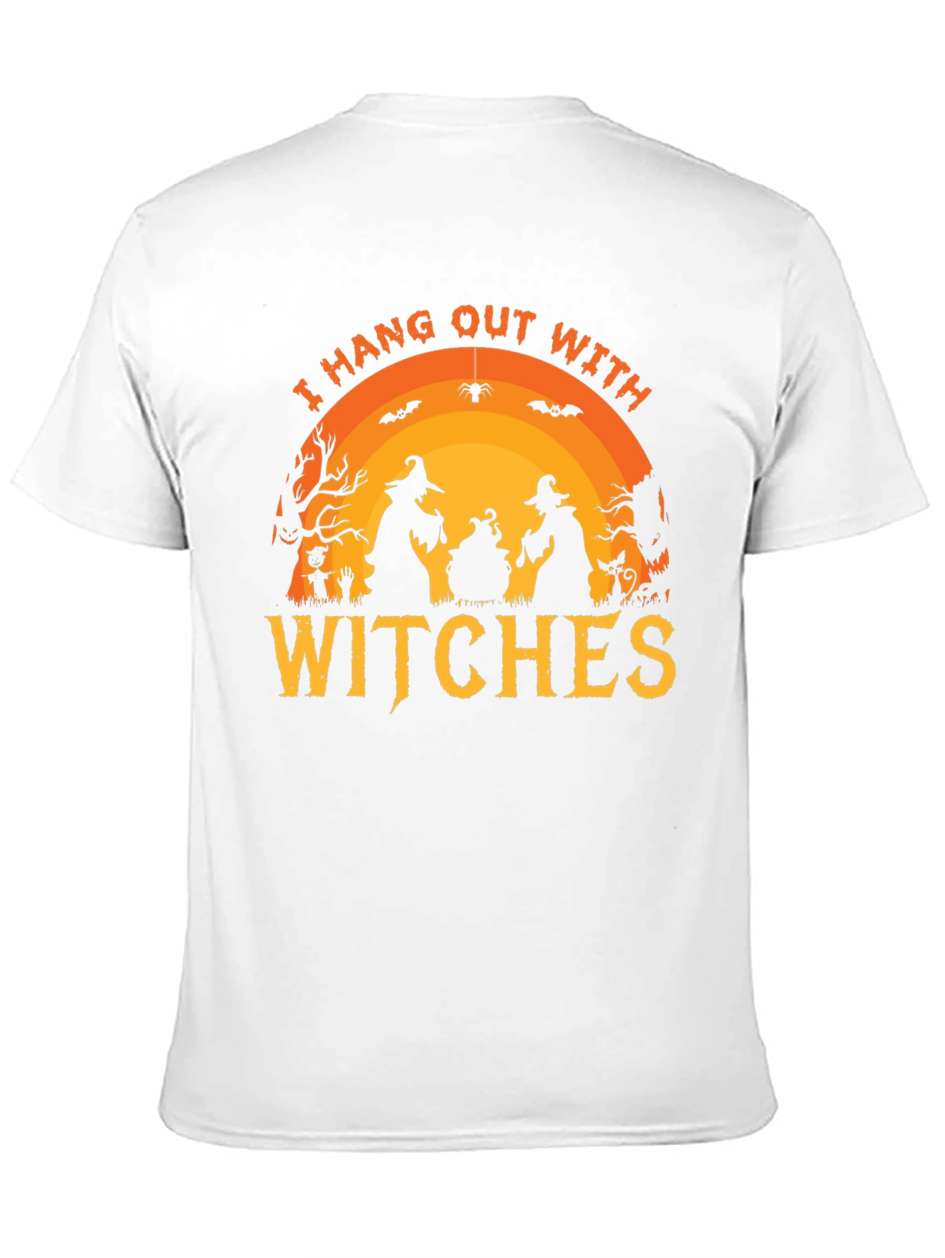 Camiseta Negra Halloween - Yo Salgo Con Brujas