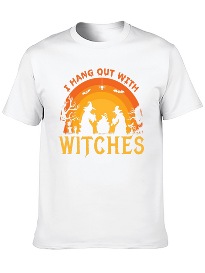 Camiseta Negra Halloween - Yo Salgo Con Brujas