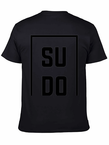 Camiseta Hombre Negra - Sudo - Elegante y Cómoda