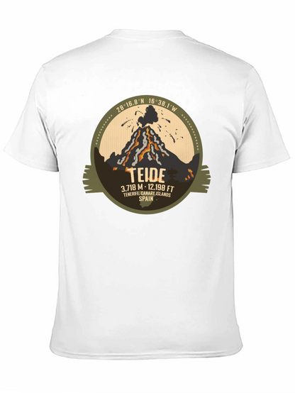 Camiseta Negra Teide - Tenerife Islas Canarias España