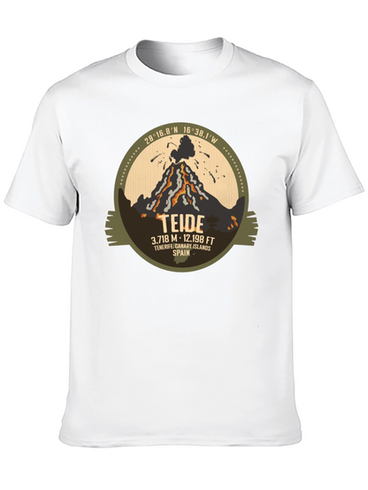 Camiseta Negra Teide - Tenerife Islas Canarias España