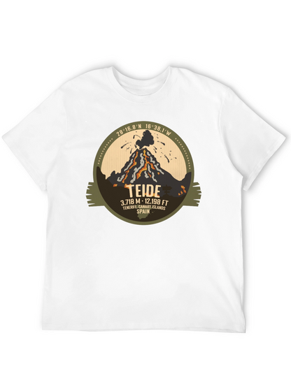 Camiseta Negra Teide - Tenerife Islas Canarias España