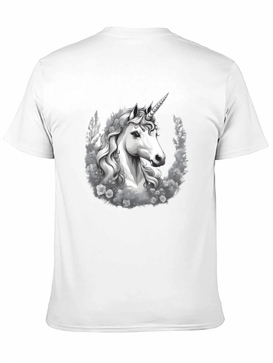 Camiseta Unicornio Floral - Estilo Casual y Único