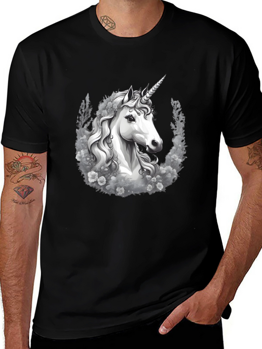 Camiseta Unicornio Floral - Estilo Casual y Único