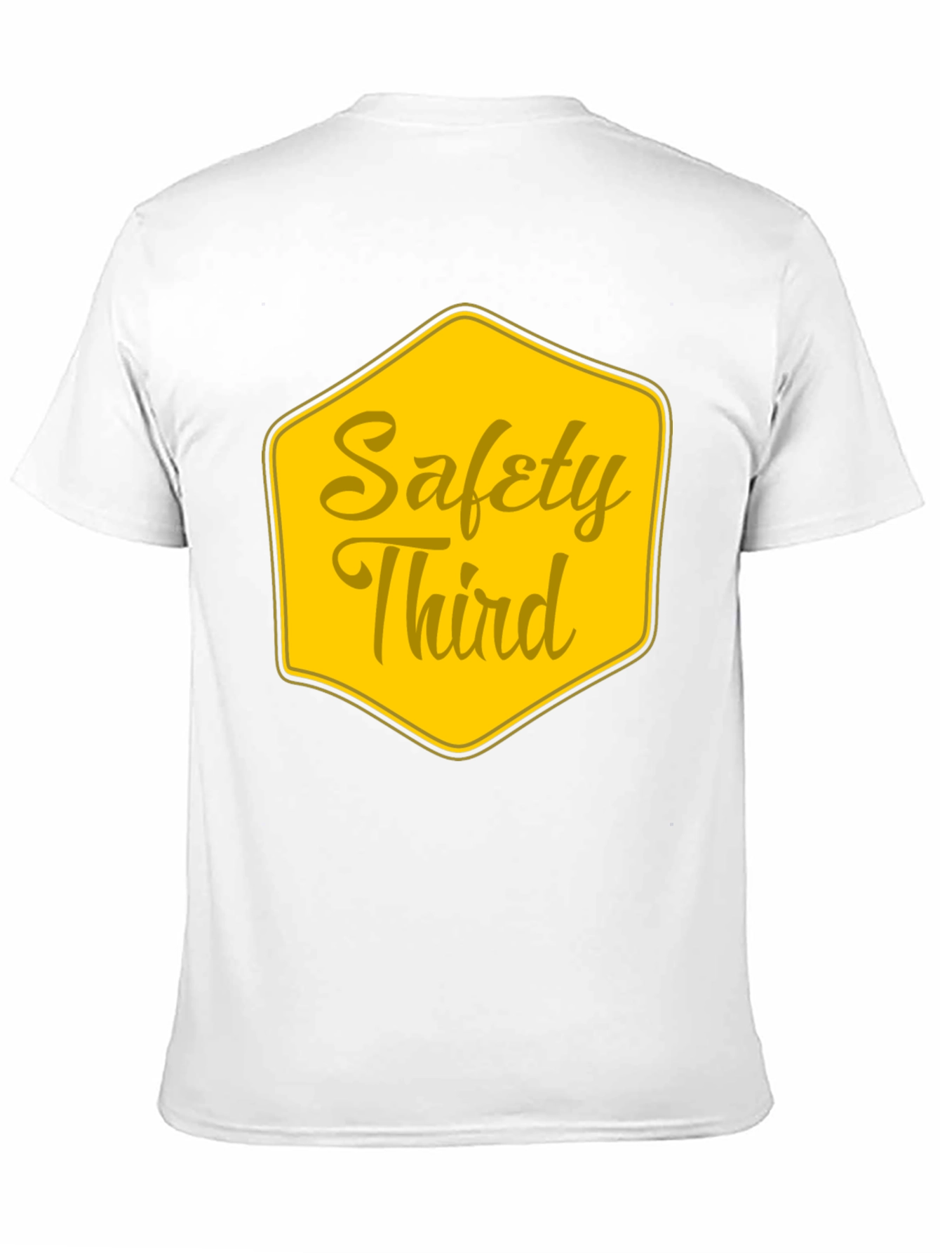 Camiseta Negra Seguridad Tercero para Hombre