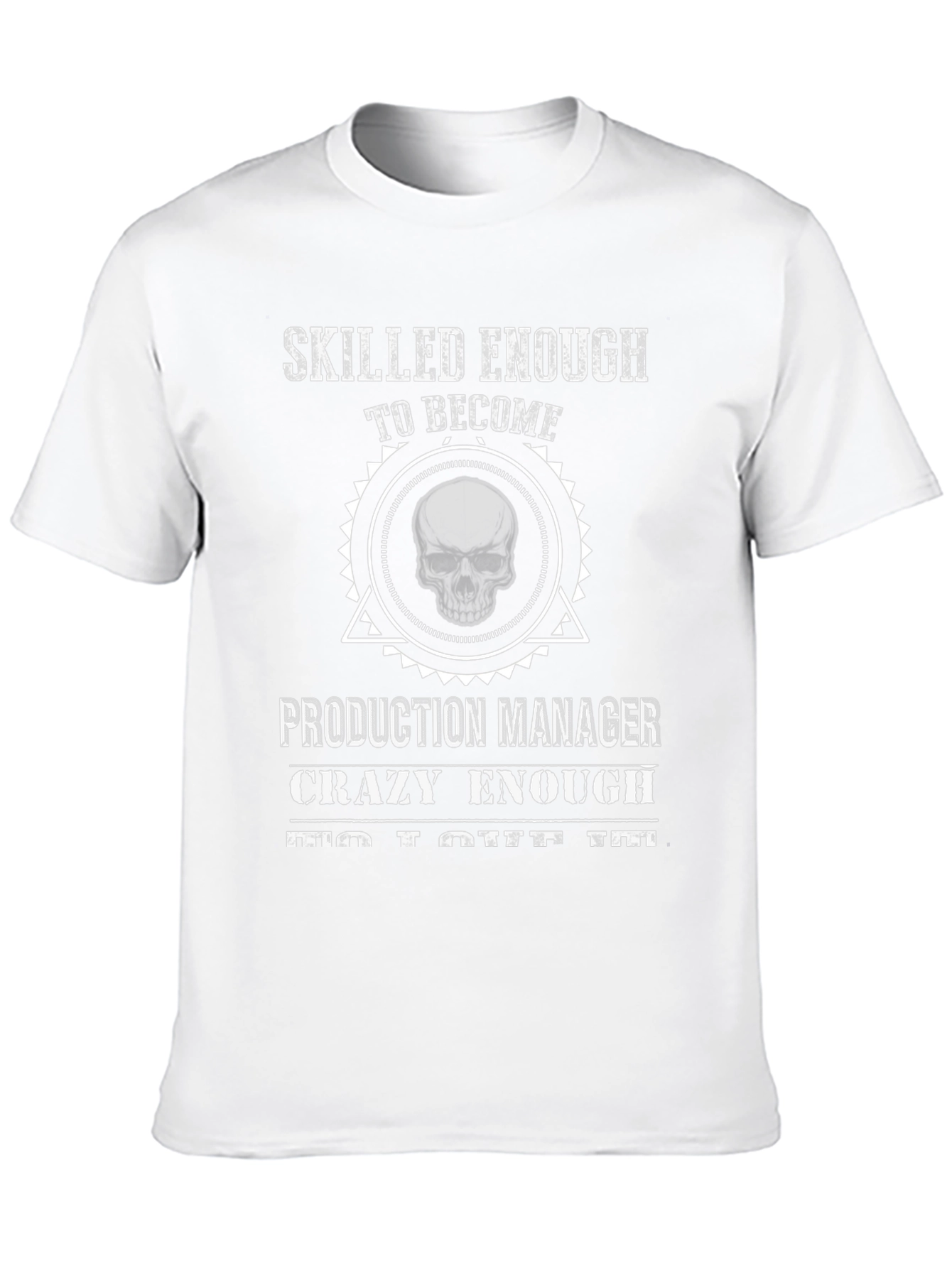 Camiseta Negra Skilled Enough Production Manager