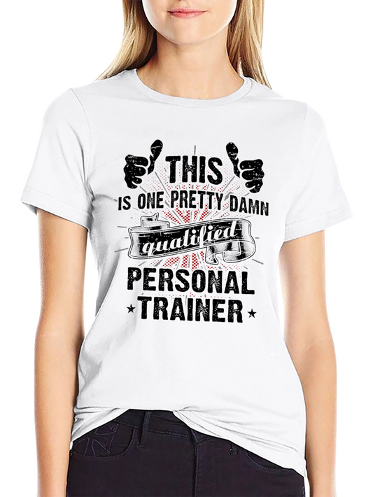 Camiseta Negra Personal Trainer Calificado